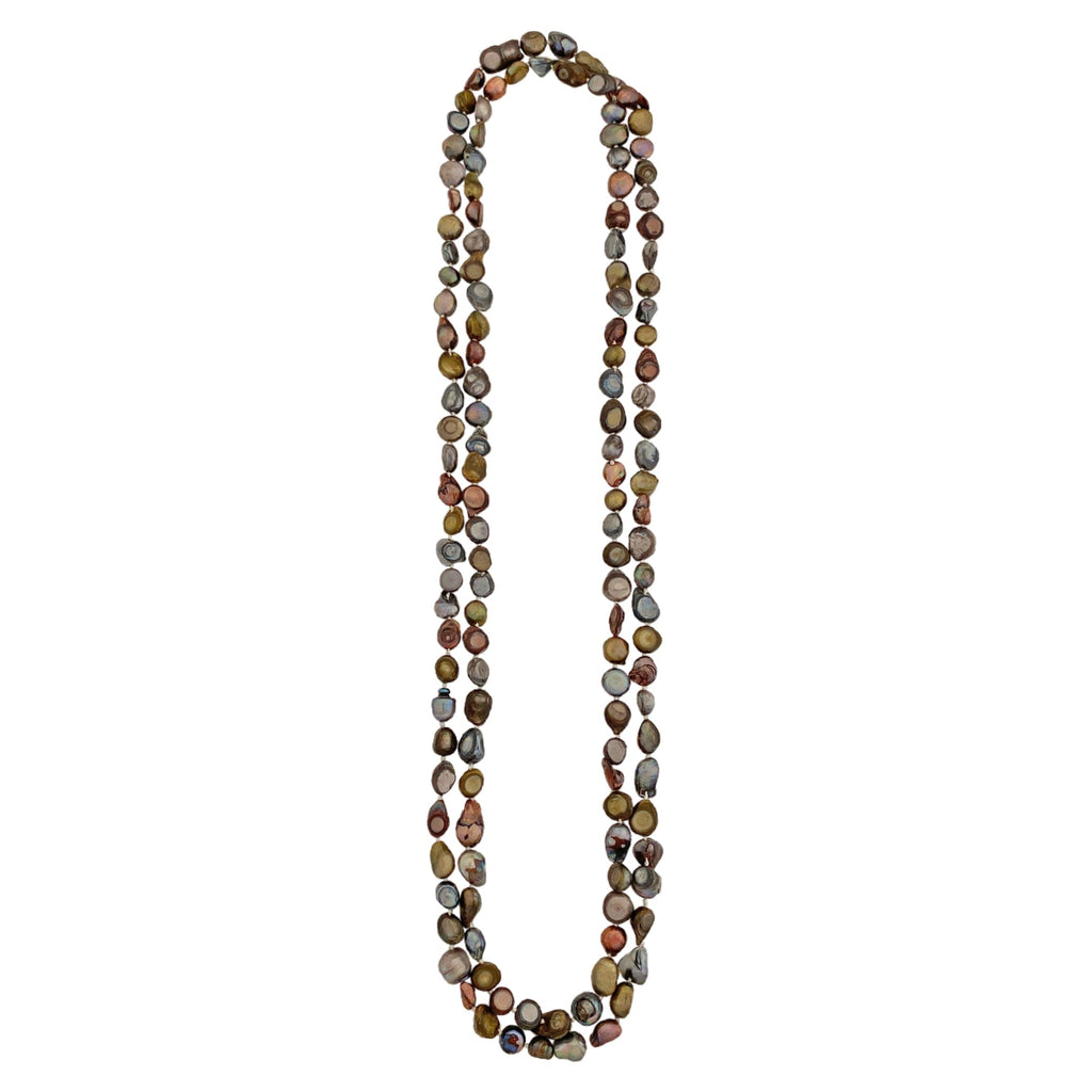 Colorful Baroque Pearls Necklace