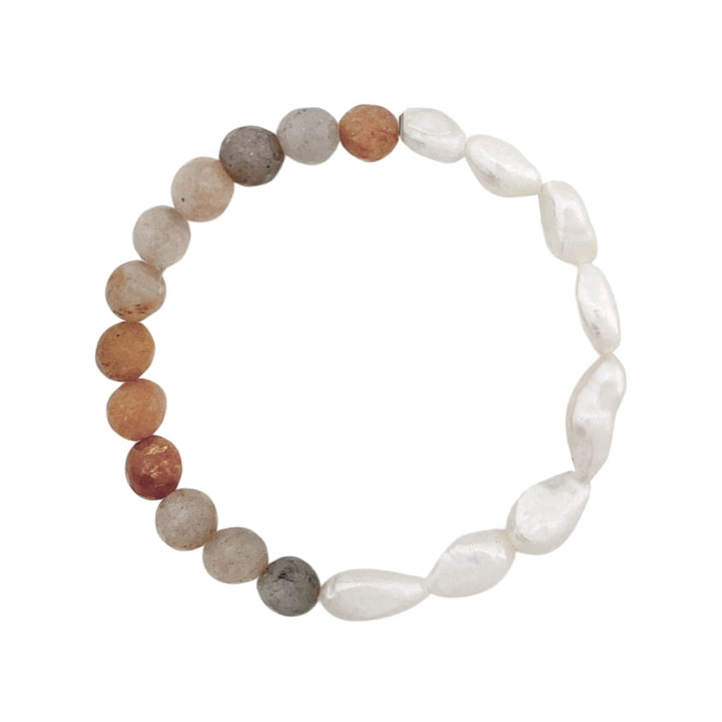 Freshwater Pearls Bracelet w/ Quartz