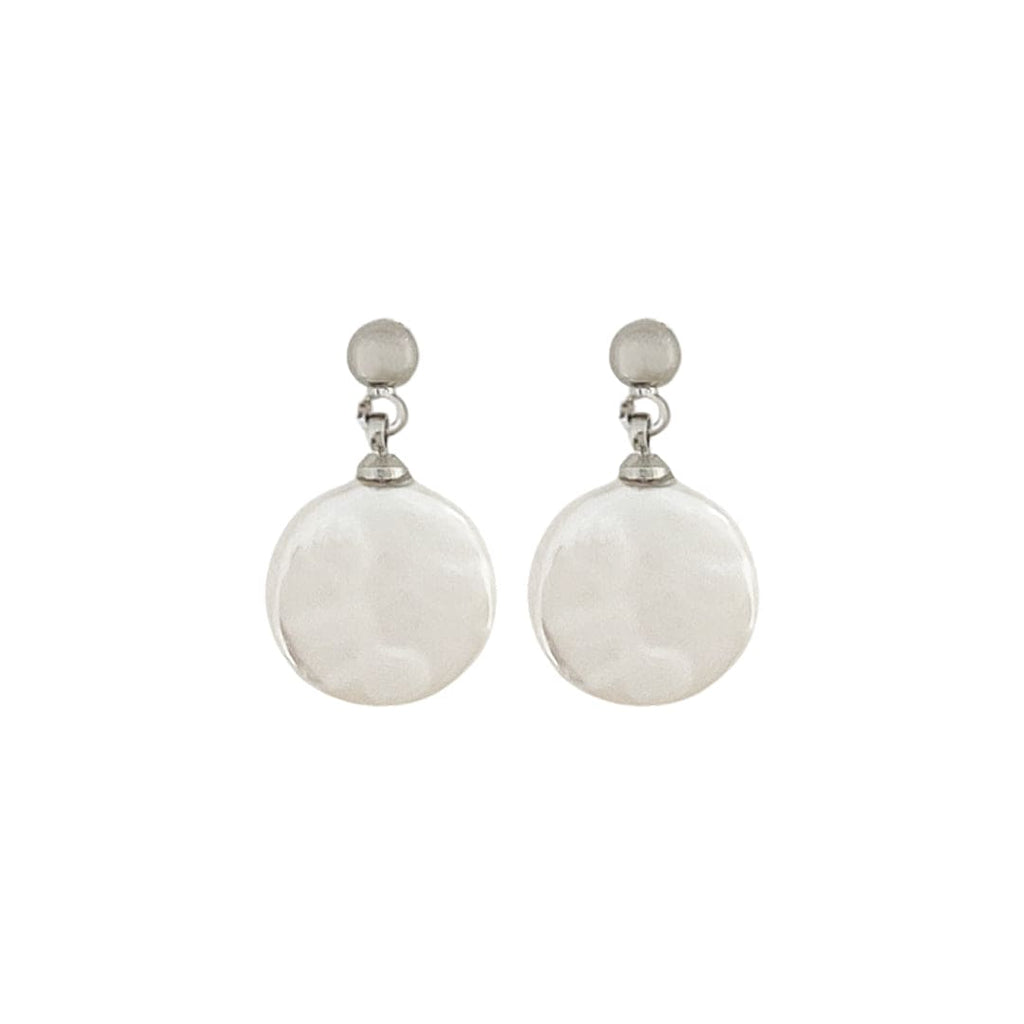 Silver Plated Earrings w/ Freshwater Pearls