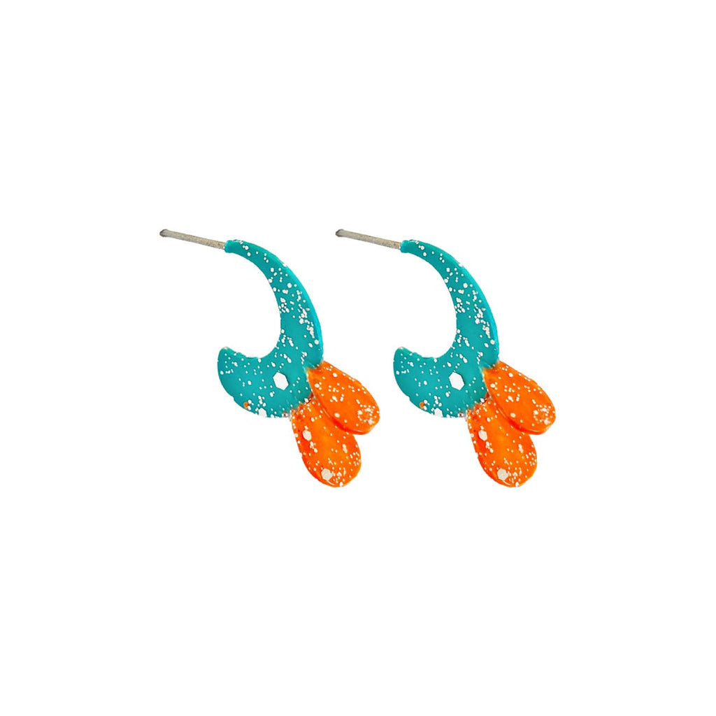Multicolor Earrings w/ Glitter