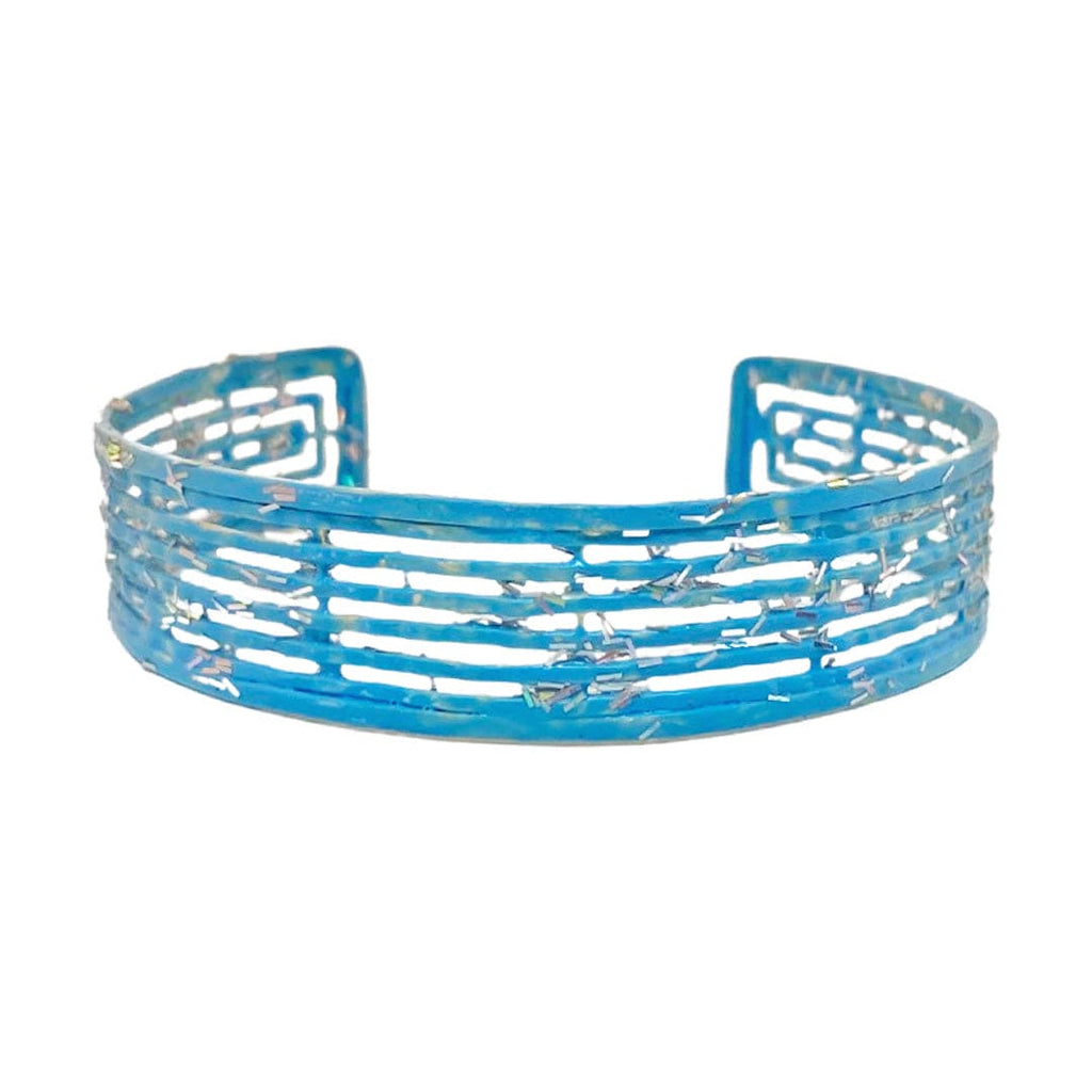 Blue Bracelet w/ Glitter