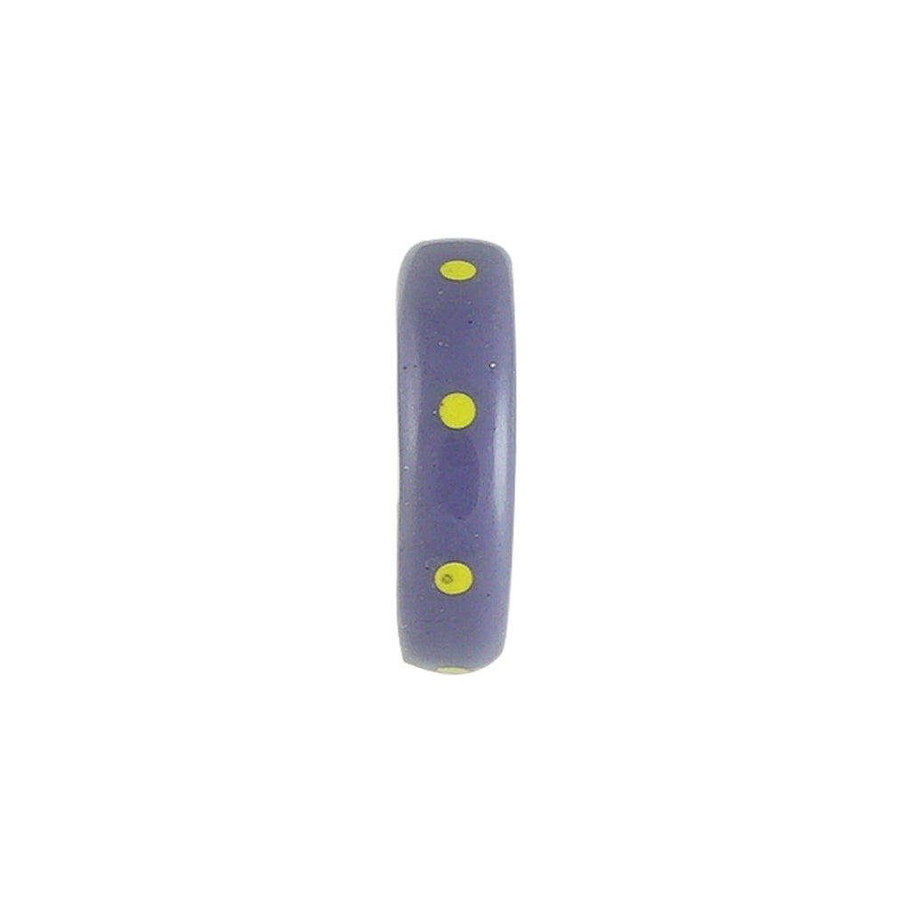 Blue Resin Ring w/ Yellow Dots