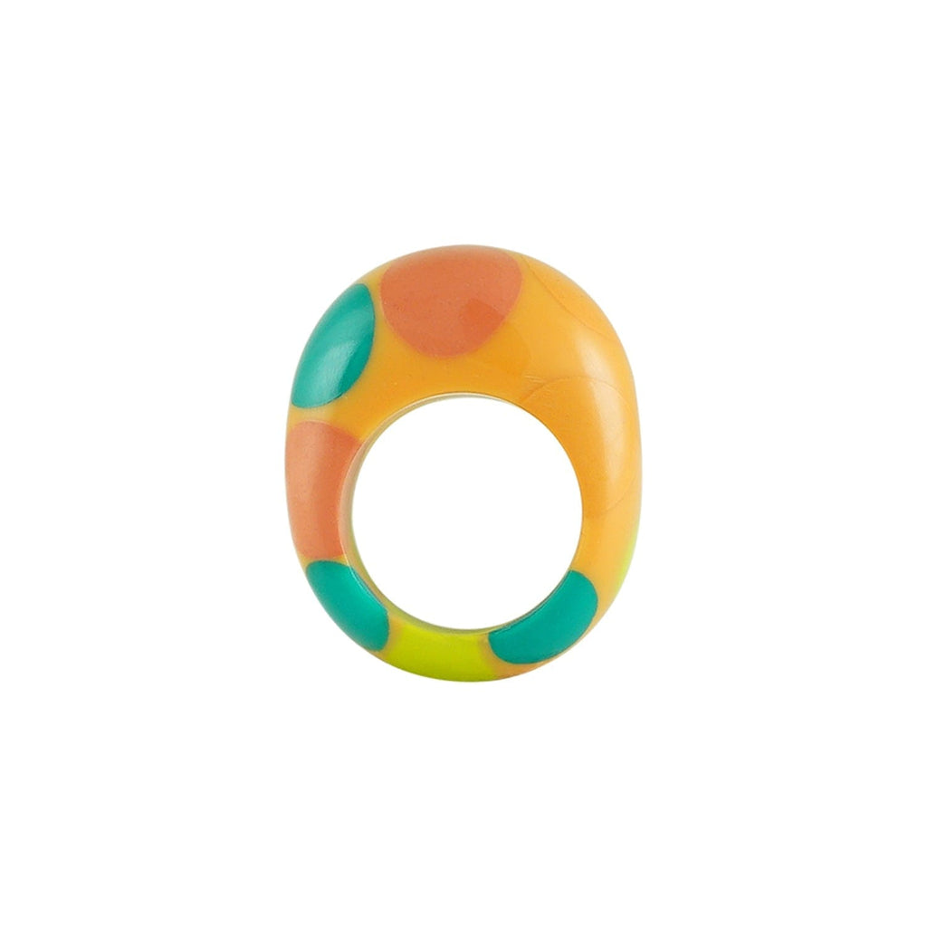 Multicolored Resin Ring