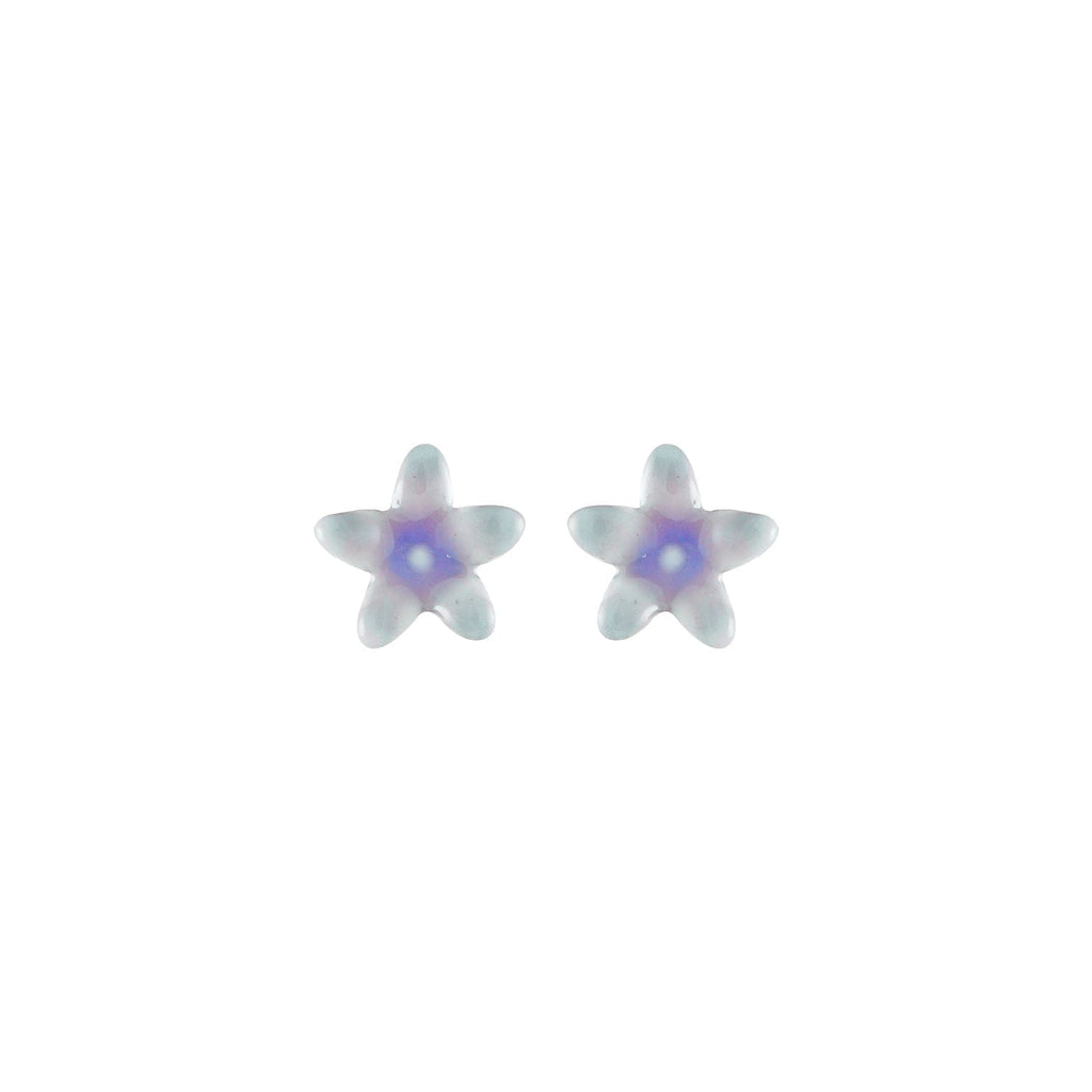 Grey & Violet Earrings