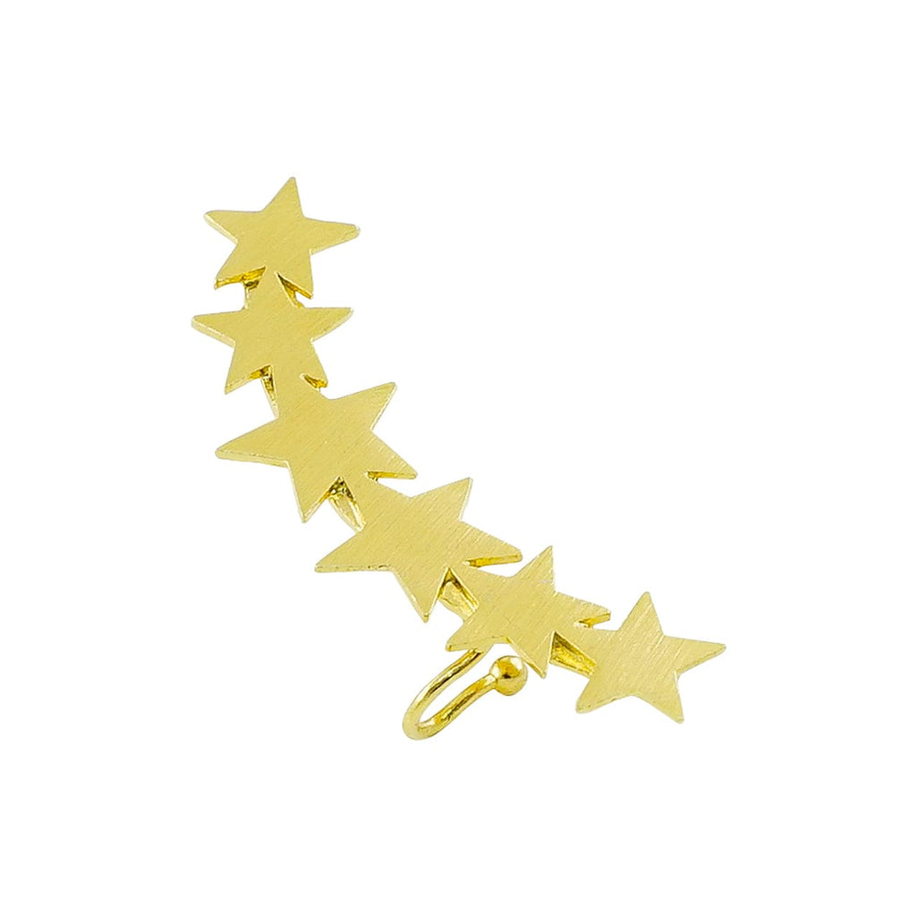 Golden Stars Left Earring