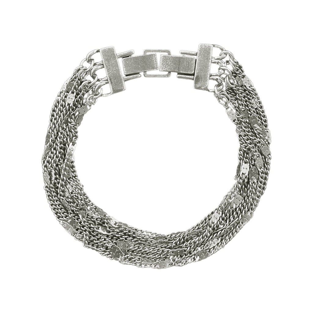 Silver Bracelet w/ Several Rows